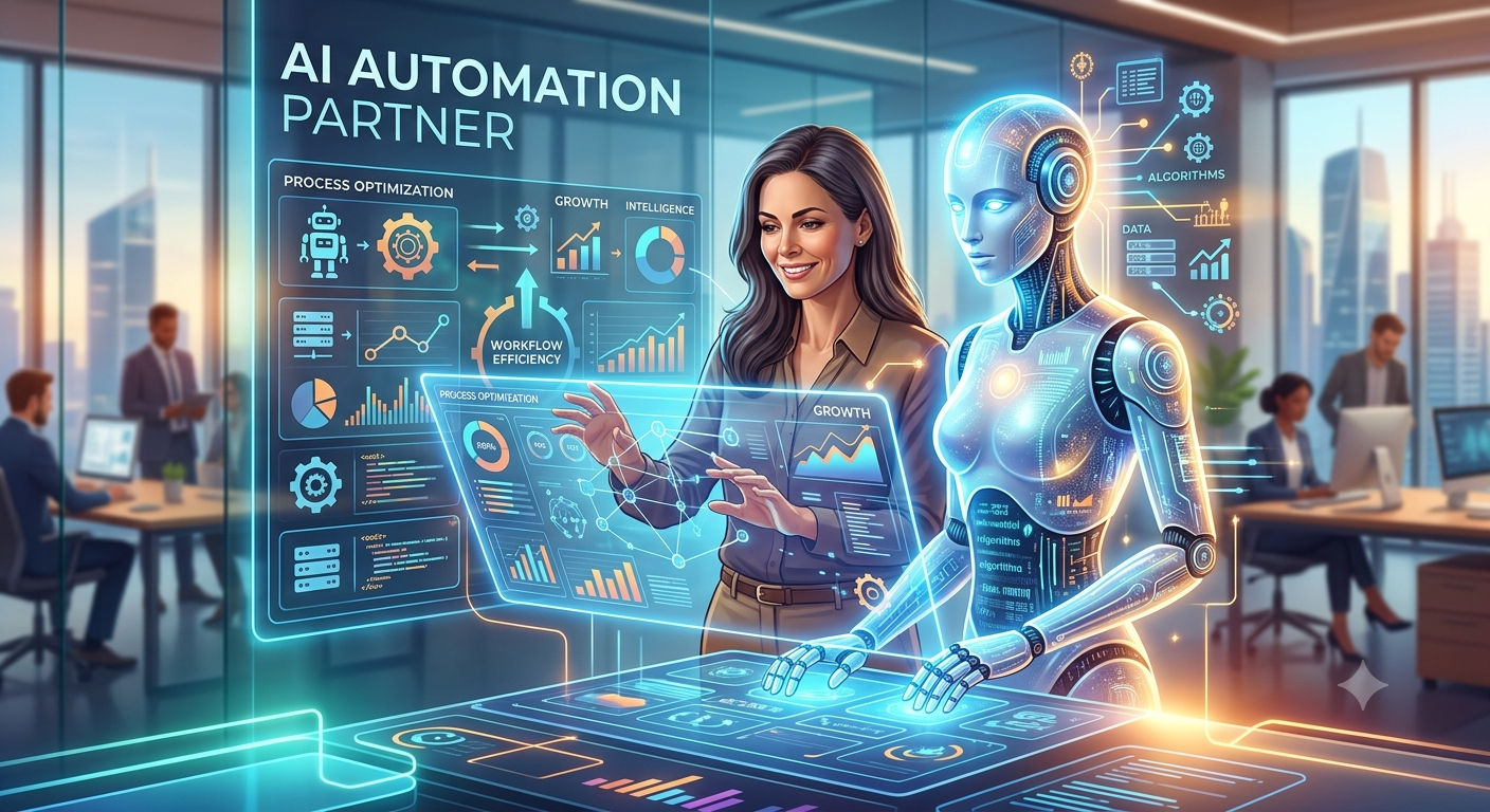 A Kenyan business owner evaluating AI automation partners with a checklist of essential questions about outcomes, local integration, and ROI.